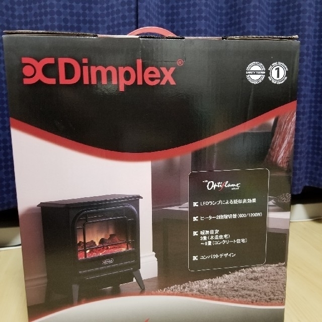 Dimplex 電気暖炉 Dinky Stove ホワイト、グレー２色有り スマホ/家電/カメラの冷暖房/空調(電気ヒーター)の商品写真