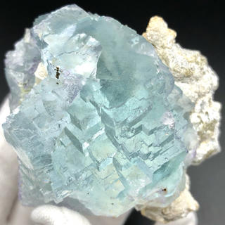 蛍石 中国ヤオガンシャン産 フローライト鉱物 標本 ［OH7-114］(その他)