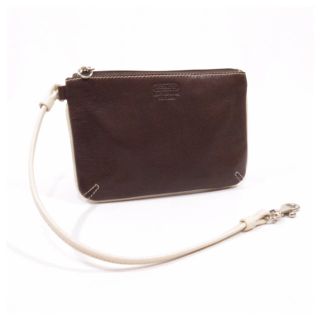 コーチ(COACH)の美品■ COACH コーチ コインケース リストレットポーチ 本革(コインケース)