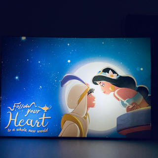 Disney - アラジン キャンバスLEDアートボード パネルの通販 by tsrr's ...