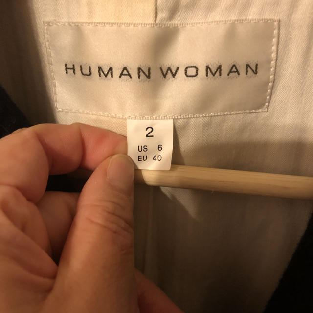 HUMAN WOMAN(ヒューマンウーマン)のHUMAN WOMAN コート レディースのジャケット/アウター(ピーコート)の商品写真