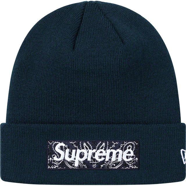 New Era Box Logo Beanie Navy