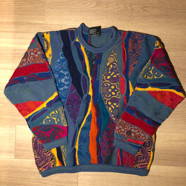 90s COOGI クージー　立体編み 3Dニット オーストラリア製 | フリマアプリ ラクマ