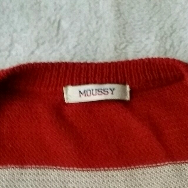 moussy(マウジー)のmoussyボーダーカーディガン レディースのトップス(カーディガン)の商品写真