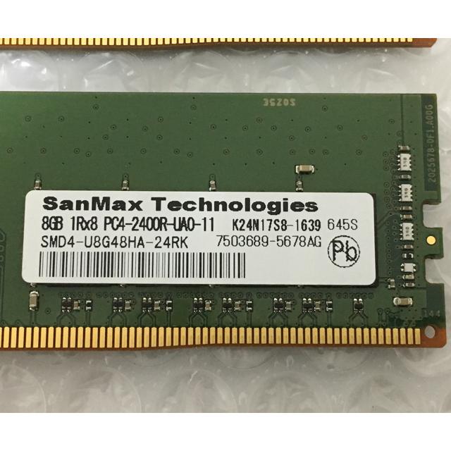 SanMax DDR4 2400 8GBx4(32GB) スマホ/家電/カメラのPC/タブレット(PCパーツ)の商品写真