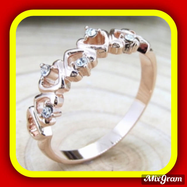 SWAROVSKI(スワロフスキー)の✨定価6780円✨★SWAROVSKI★ スワロフスキークリスタル ピンク 指輪 レディースのアクセサリー(リング(指輪))の商品写真