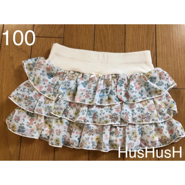 HusHush(ハッシュアッシュ)の【新品未使用】  HusHusH スカート 100センチ キッズ/ベビー/マタニティのキッズ服女の子用(90cm~)(スカート)の商品写真