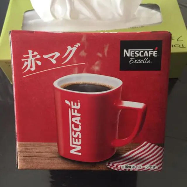 Nestle(ネスレ)のネスカフェ赤マグ【新品未使用】非売品 キッズ/ベビー/マタニティの授乳/お食事用品(マグカップ)の商品写真