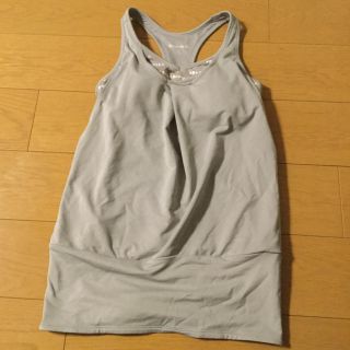 リーボック(Reebok)の美品 リーボック ヨガ ブラトップ サイズL グレー(ヨガ)