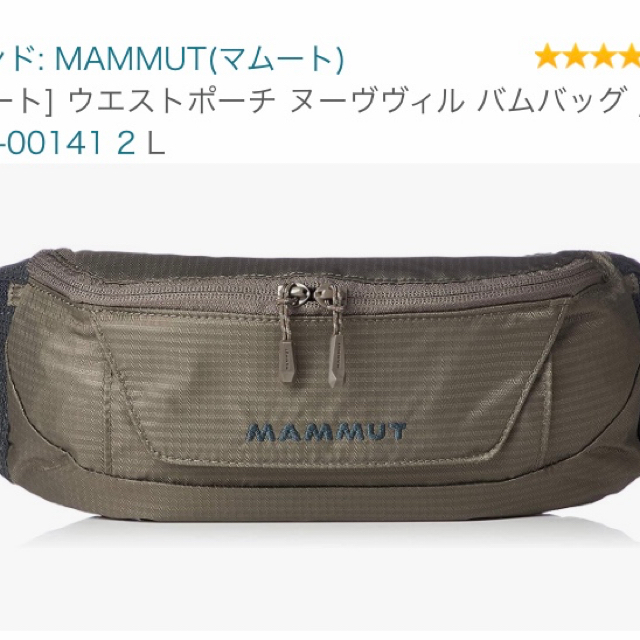 Mammut(マムート)のマムート Neuveville Bumbag スポーツ/アウトドアのアウトドア(登山用品)の商品写真