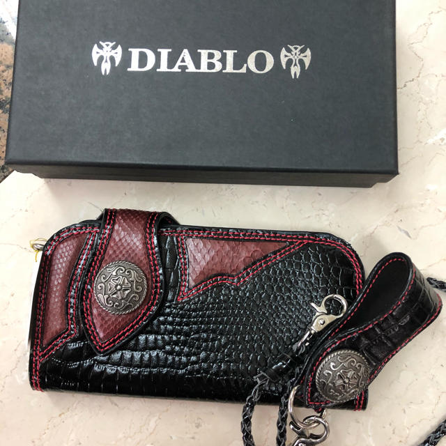 DIABLO バイカーズ　ウォレット　未使用 メンズのファッション小物(長財布)の商品写真