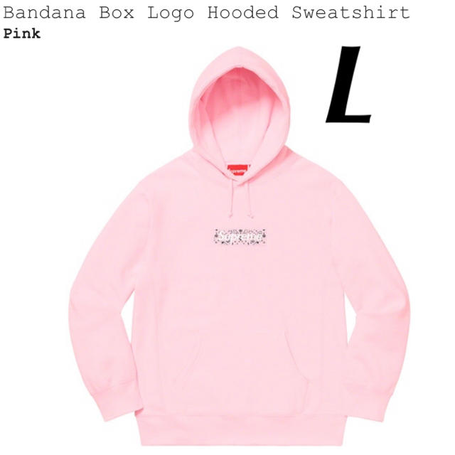 Bandana Box Logo Hooded Sweatshirt 国内正規 パーカー