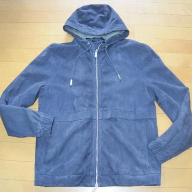 BARNEYS NEW YORK(バーニーズニューヨーク)のELEVENTY スウェードレザージャケット SUEDE HOODIE メンズのジャケット/アウター(レザージャケット)の商品写真