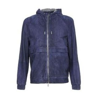 バーニーズニューヨーク(BARNEYS NEW YORK)のELEVENTY スウェードレザージャケット SUEDE HOODIE(レザージャケット)