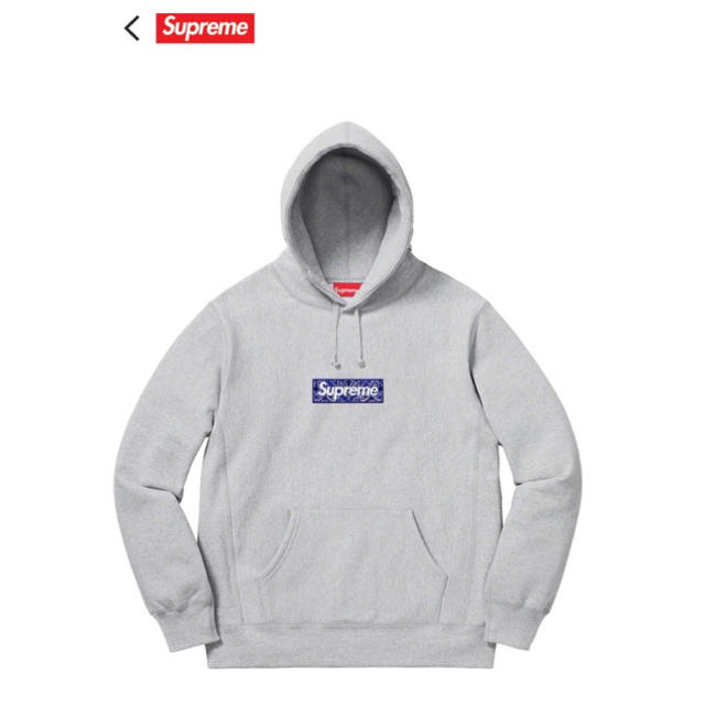 トップスSupreme Bandana Box Logo Hooded Sサイズ