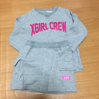 エックスガールステージス(X-girl Stages)のXGS＊スウェットセットアップ(Tシャツ/カットソー)