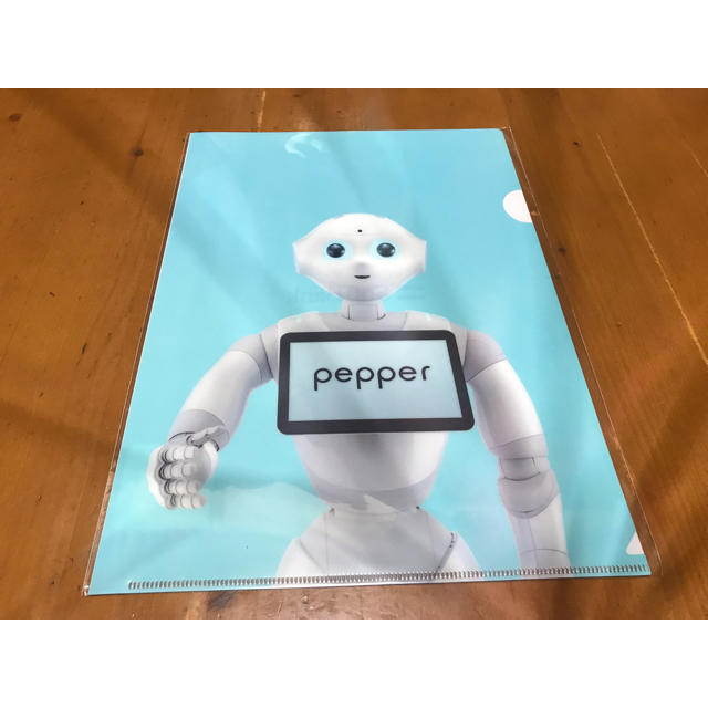 Softbank(ソフトバンク)の【新品・未使用・未開封】ペッパーくん クリアファイル  pepperくん エンタメ/ホビーのアニメグッズ(クリアファイル)の商品写真