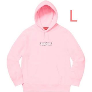 シュプリーム(Supreme)のSupreme Bandana Box Logo Hooded Pink L(パーカー)