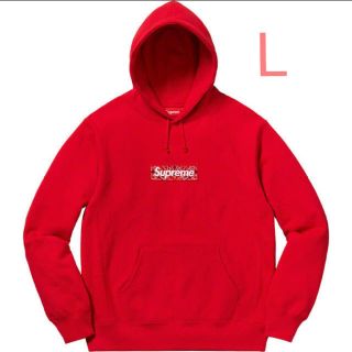 シュプリーム(Supreme)の Supreme Bandana Box Logo Hooded Red L(パーカー)