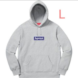 シュプリーム(Supreme)のSupreme Bandana Box Logo Hooded Grey L(パーカー)