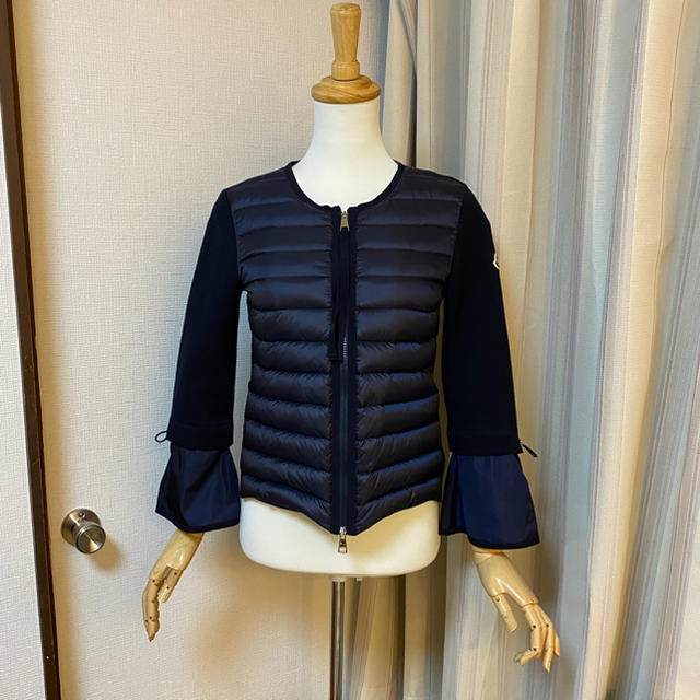 MONCLER - 美品　MONCLER MAGLIA TRICOT CARDIGAN  XS 紺