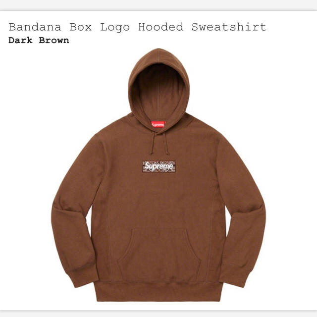【M】Supreme Bandana Box Logo Hooded Sweat