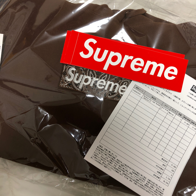 【M】Supreme Bandana Box Logo Hooded Sweat