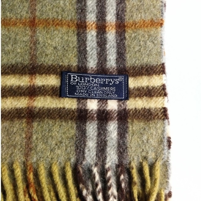 BURBERRY(バーバリー)のバーバリー　カシミヤ　マフラー メンズのファッション小物(マフラー)の商品写真