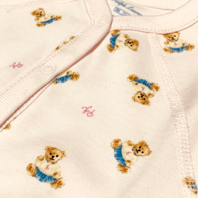 Ralph Lauren(ラルフローレン)の＊優ちゃん様 専用＊新品✨Baby Girl ポロベア カバーオール 9M/75 キッズ/ベビー/マタニティのベビー服(~85cm)(カバーオール)の商品写真