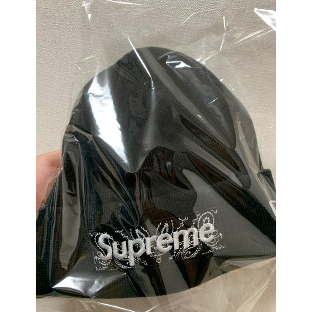 supreme new era box logo beanie black