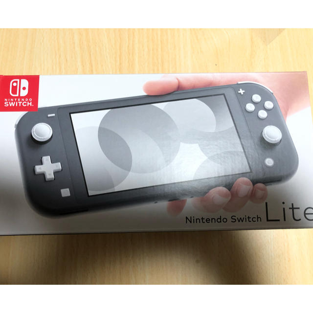【新品】Nintendo Switch Lite グレー・保証書付き【即発送】
