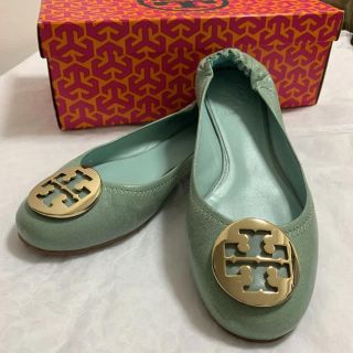 トリーバーチ(Tory Burch)の美品 トリーバーチ フラットシューズ パンプス 7M 24cm(バレエシューズ)