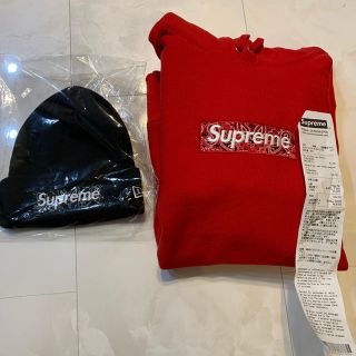 シュプリーム(Supreme)の店舗購入‼️セット売り‼️box logoパーカー 19fw(パーカー)