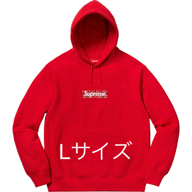 Bandana Box Logo Hooded Sweatshirt L