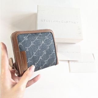 ステラマッカートニー(Stella McCartney)の残り１【新品】STELLA McCARTNEY モノグラム 二つ折り財布 デニム(財布)