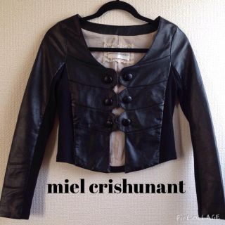 ミエルクリシュナ(Miel Crishunant)のmiel crishunantジャケット(ノーカラージャケット)