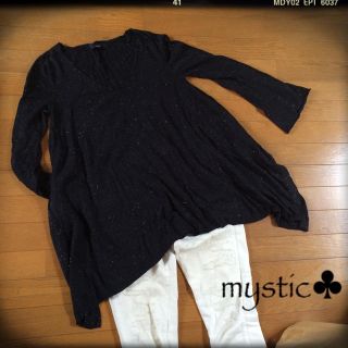 ミスティック(mystic)のミスティック♣︎黒ラメニット(ニット/セーター)