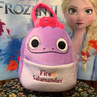 ディズニー(Disney)の【新品お値下げ】アナ雪2 サラマンダー　バック(キャラクターグッズ)
