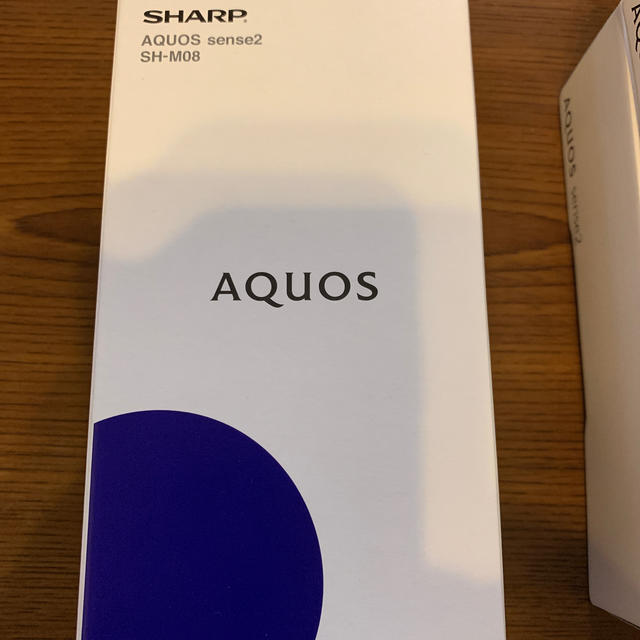 新品 SHARP SH-M08 AQUOS sense2 シムフリー ブルー