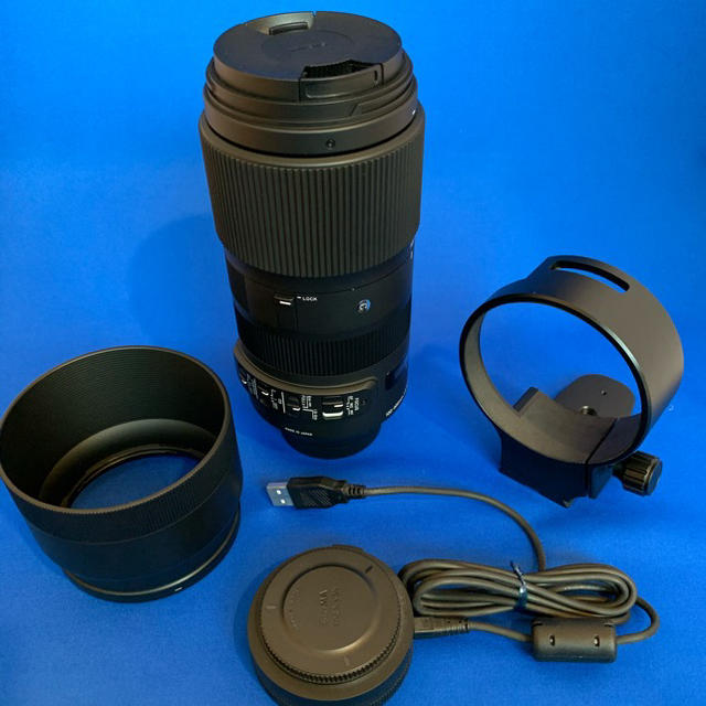 SIGMA(シグマ)のSIGMA 100-400F5-6.3 DG OS HSM ＋ USB DOCK スマホ/家電/カメラのカメラ(レンズ(ズーム))の商品写真