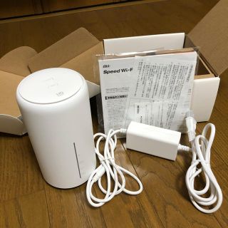 エーユー(au)のUQ WiMAX Wi-Fi L02 ホームルーター(PC周辺機器)