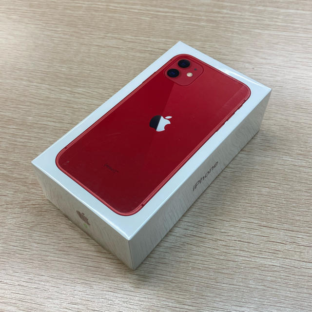 お気に入り】 【新品未開封 SIMロック解除済】iPhone11 64GB RED