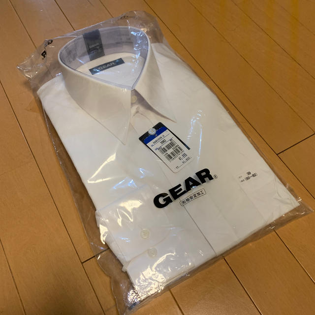 メンズ　ワイシャツ　白 メンズのトップス(シャツ)の商品写真