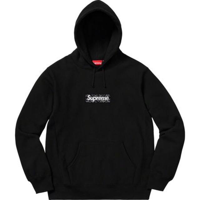 本日限定価格 Supreme Bandana Box Logo Hooded M