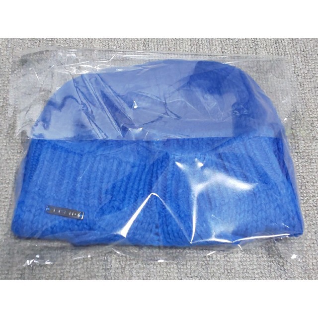 DIESEL(ディーゼル)の●新品 DIESEL ディーゼル 男女兼用 ウールニット帽 ブルー メンズの帽子(ニット帽/ビーニー)の商品写真