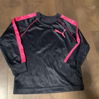 プーマ(PUMA)のプーマ　120センチ　長袖　ピンクライン(Tシャツ/カットソー)