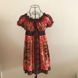 アナスイ(ANNA SUI)のANNA SUI シフォンワンピース(ひざ丈ワンピース)