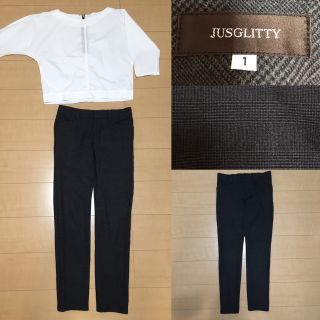 ジャスグリッティー(JUSGLITTY)のJUSGRITTY♡グレンチェックパンツ(スキニーパンツ)