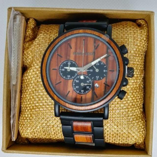 【新品未使用】箱付き ウッドウォッチ DODO DEER 腕時計
