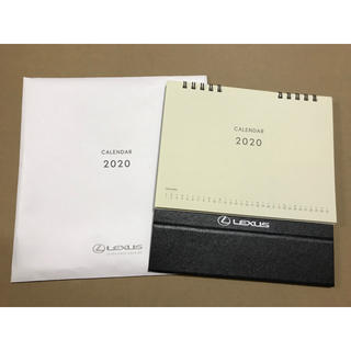 トヨタ(トヨタ)のレクサス LEXUS 2020 卓上カレンダー(カレンダー/スケジュール)